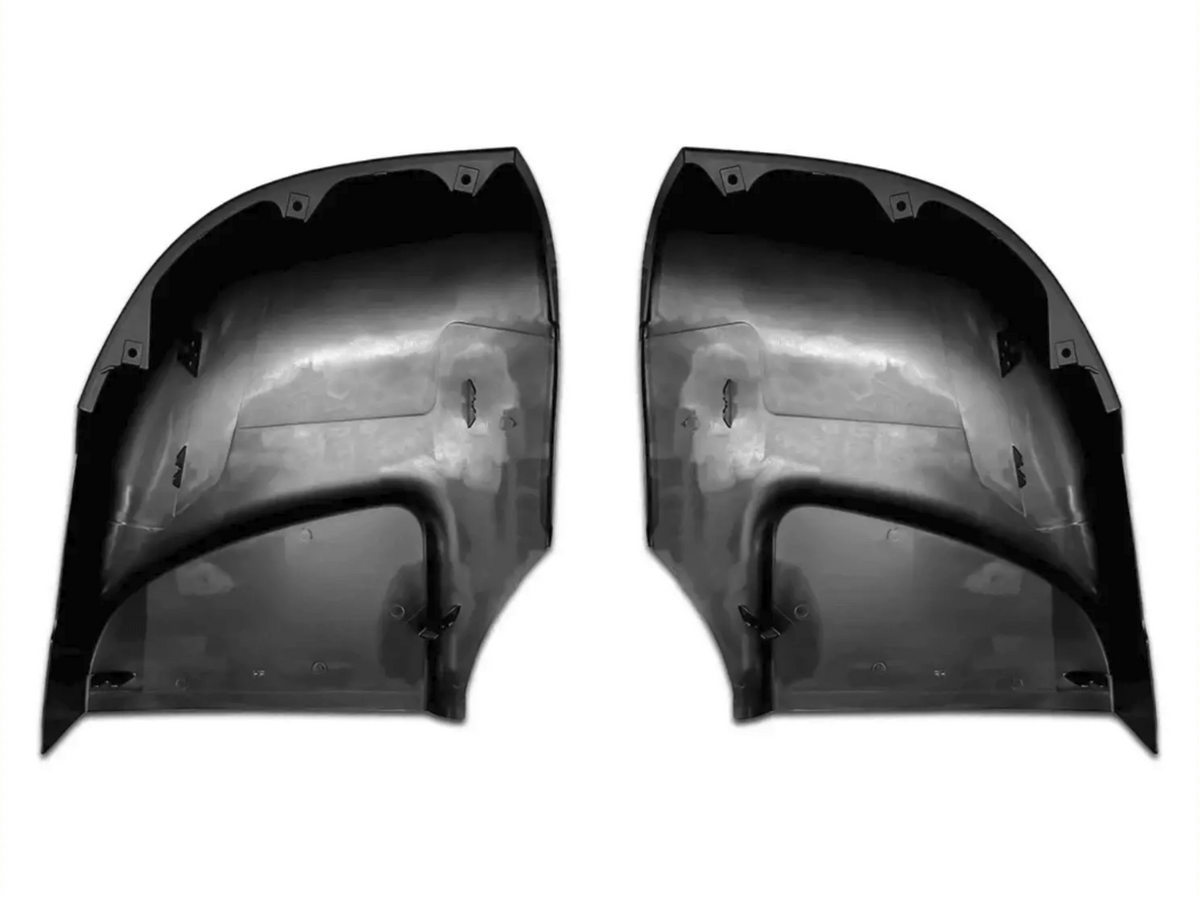 KOZAK Bumper Air Flow Deflector Left Driver Side and Right Passenger Side Pair Set compatible with Volvo VNL 2004-2017 PLUS Volvo Logo and KOZAK Reflective Vest