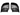 KOZAK Bumper Air Flow Deflector Left Driver Side and Right Passenger Side Pair Set compatible with Volvo VNL 2004-2017 PLUS Volvo Logo and KOZAK Reflective Vest