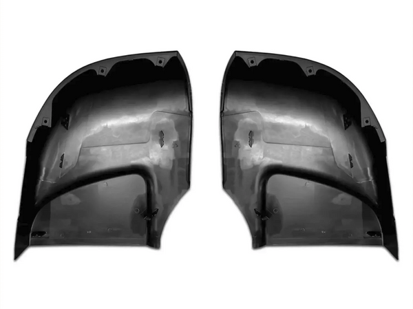 KOZAK Bumper Air Flow Deflector Left Driver Side and Right Passenger Side Pair Set compatible with Volvo VNL 2004-2017 PLUS Volvo Logo and KOZAK Reflective Vest