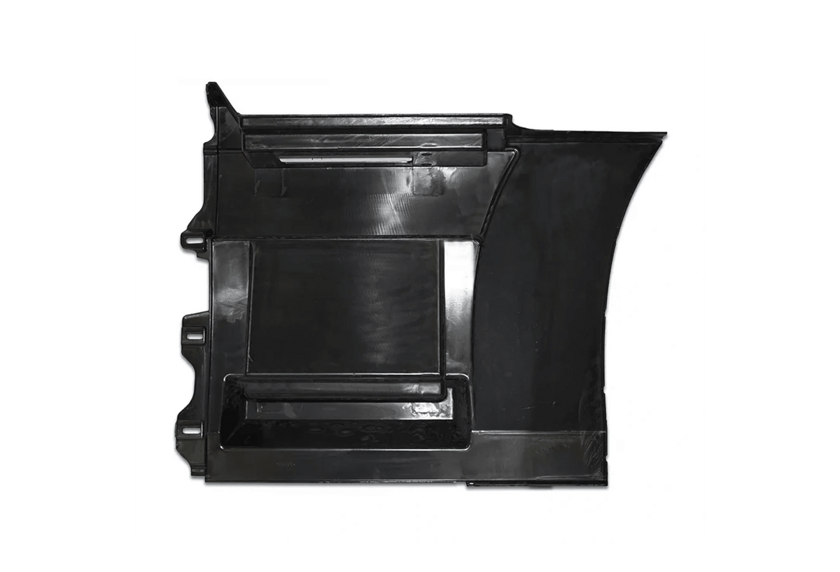 KOZAK compatible with Volvo VNL 2004-2017 Replacement Rear Step Side Fairing Panel Right Passenger Side 34" (85 cm) PLUS Logo with Stripe, 2x 22" Windshield Wipers, License Plate Frame and Vest