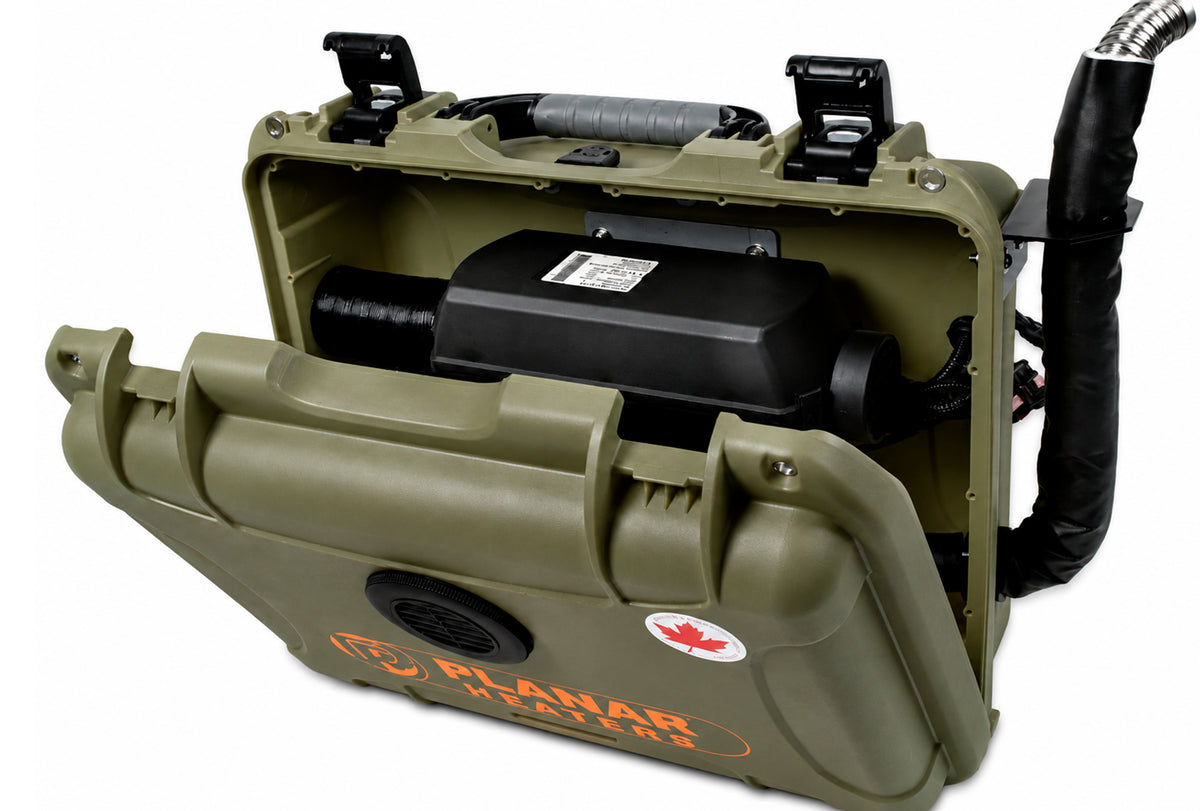 AUTOTERM (Planar) 2D-12V Portable Diesel Air Heater with PU-5 Military Green