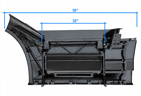 Panel de carenado delantero de 70" con escalones, lado del pasajero, Volvo VNL 2018+