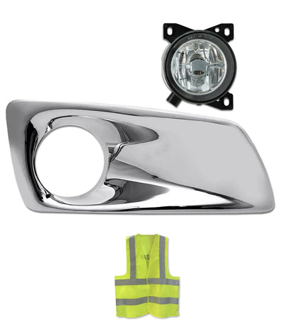 Fog Light Bezel Chrome Plastic & Fog Light Passenger Kenworth T660