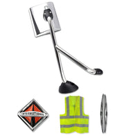 Towing Hood Mirror Chrome Right Side International Durastar - 