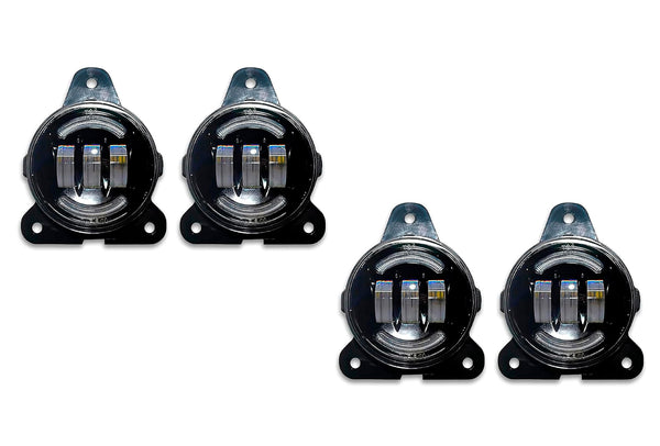 Bumper Chrome with LED Fog Lamps Set 2018+ Volvo VNL