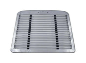 Aluminum Grille Compatible with Freightliner FLD 120 1992-2003 PLUS 2x 22" Windshield Wipers, Freightliner Logo, and KOZAK Reflective Vest