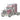 Stainless Steel Grille Compatible with Freightliner FLD 120 1992-2003 PLUS 2x 22" Windshield Wipers, Freightliner Logo, and KOZAK Reflective Vest