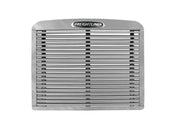 Stainless Steel Grille Compatible with Freightliner FLD 120 1992-2003 PLUS 2x 22" Windshield Wipers, Freightliner Logo, and KOZAK Reflective Vest