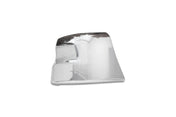 KOZAK Chrome Extension Corner Bumper End Caps Left Side (Driver Side) for Freightliner Columbia 2001-2017 PLUS Logo, 2x2" Windshield Wipers and KOZAK Reflective Vest