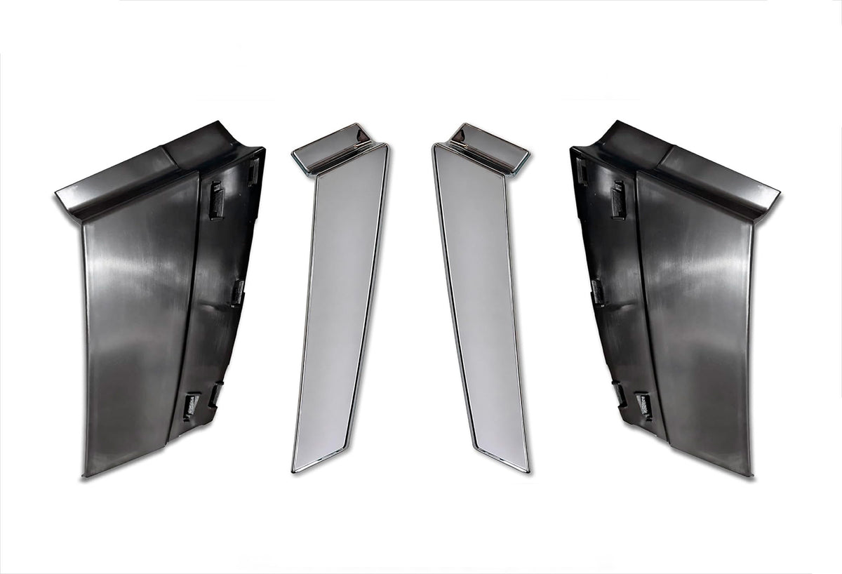 Front Bumper Set with Black Center 2025+ Volvo VNL New