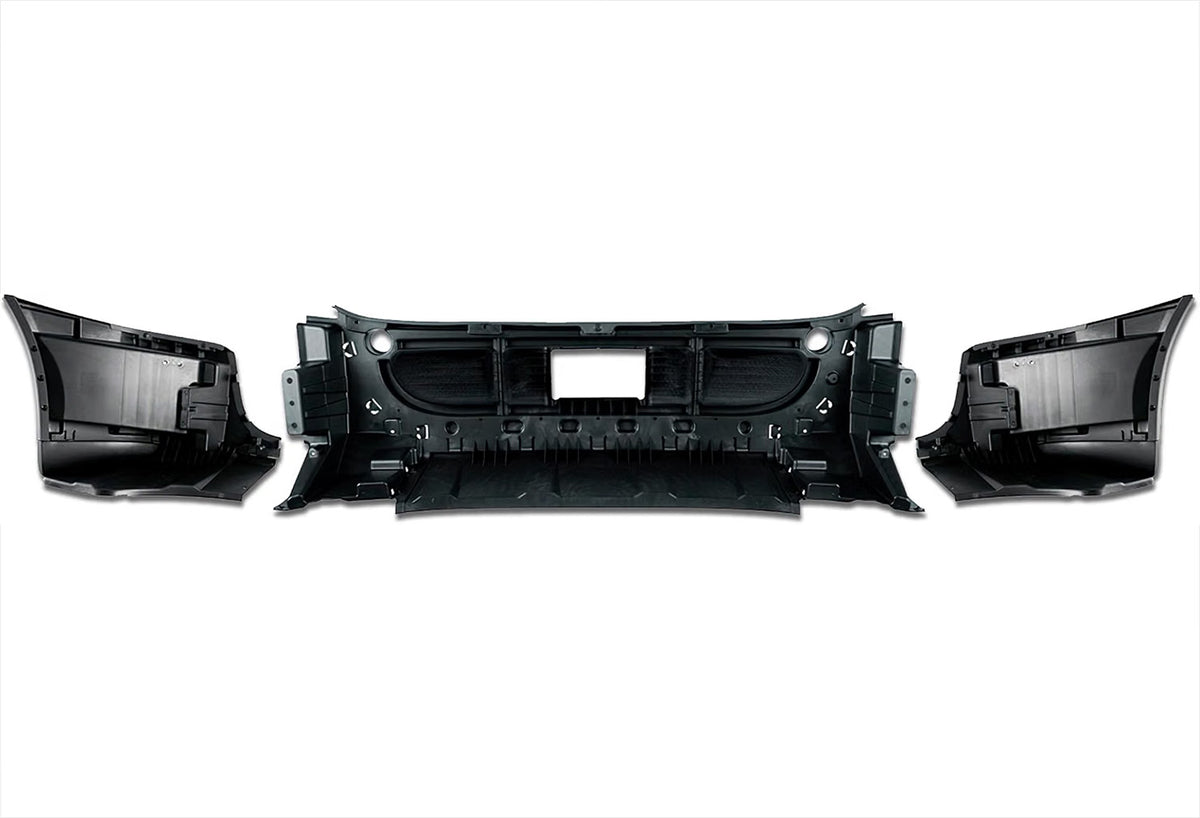 Bumper Set without Fog Light Holes 6 Pcs 2008-2017 Freightliner Cascadia 125 113