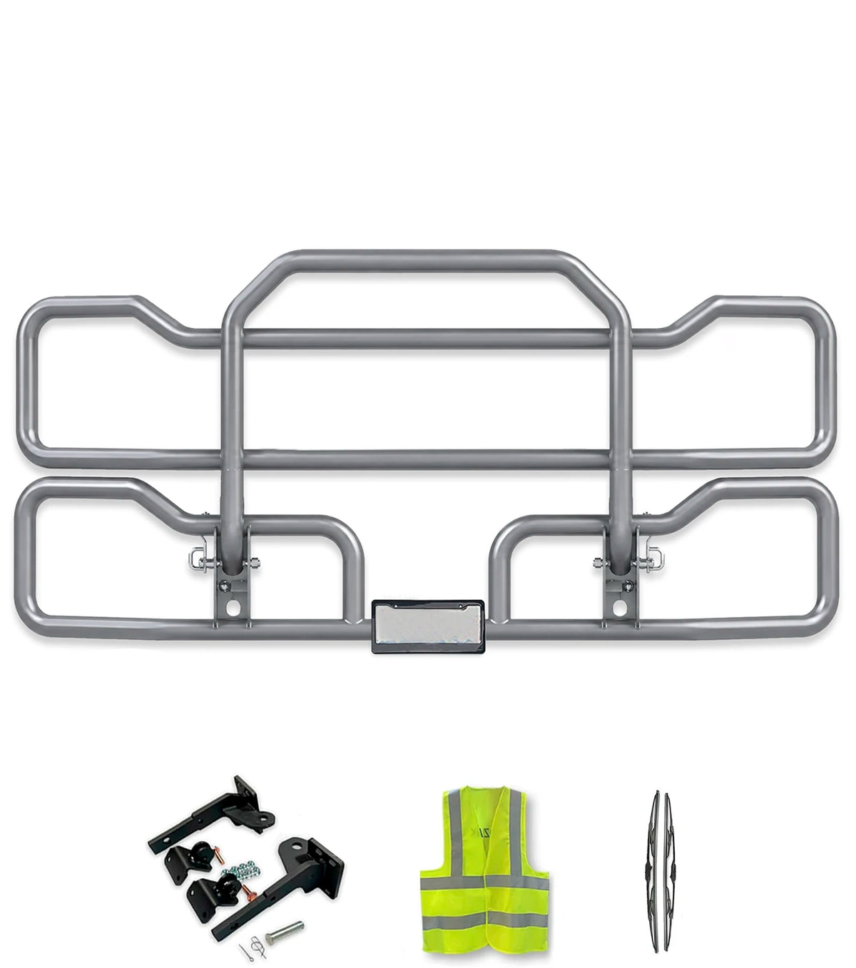 Gray Front Grille Deer Moose Bumper Guard 2022+ Peterbilt 579 New