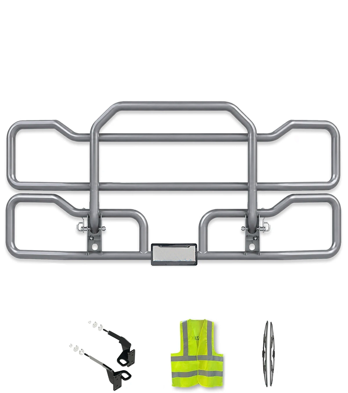 Gray Front Grille Deer Moose Bumper Guard 2018+ Freightliner Cascadia 126 116