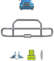 Gray Front Grille Deer Moose Bumper Guard 1999-2003 Volvo VNL