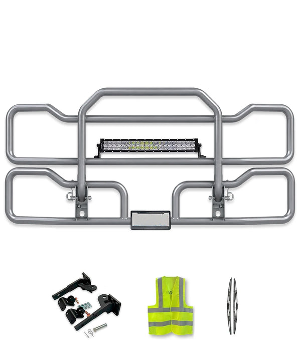 Gray Front Grille Deer Moose Bumper Guard 2022+ Kenworth T680 Next Gen