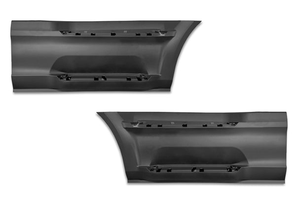 Front Step Side Panels w/Brackets, Upper & Lower Metal Steps Set 2022+ Peterbilt 579