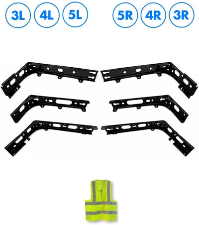 Lower Wind Cab Fairing Support Brackets 3L 4L 5L 3R 4R 5R Set 2025 2026 Volvo VNL New