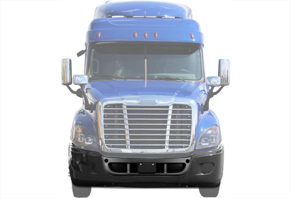 Bumper Set with Fog Light Holes 6 Pcs Includes 2 Pcs Fog Light 2008-2017 Freightliner Cascadia 125 113