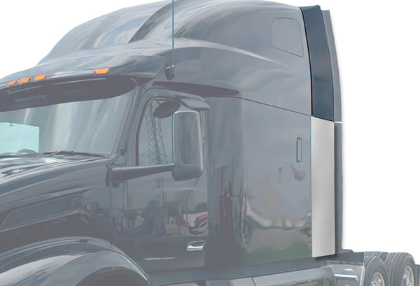 Cabin Sleeper Fairing Extenders Upper & Lower for Driver Side 2013-2021 Peterbilt 579