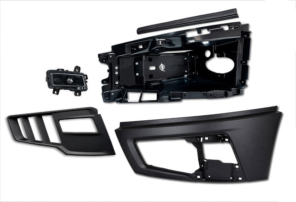 Bumper Corner, End Cap, Bezel and Fog Lamp Set Driver 2025+ Volvo VNL New