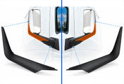 Door Mirror Arm Bottom Covers Black Set 2018-2024 Freightliner Cascadia 126 116