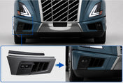 Bumper Corner, End Cap, Bezel and Fog Lamp Set Passenger 2025+ Volvo VNL New