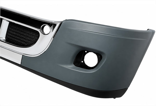 Bumper Set with Fog Light Holes 6 Pcs Includes 2 Pcs Fog Light 2008-2017 Freightliner Cascadia 125 113