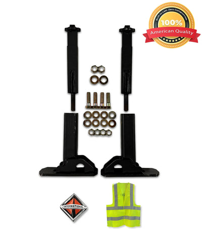 Mount Brackets Set for Herd GG-MTK-28 IN27 Front Bumper Deer Guard 2007-2016 International Prostar