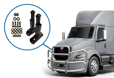 Mount Brackets Set for Herd GG-MTK-28 IN27 Front Bumper Deer Guard 2007-2016 International Prostar