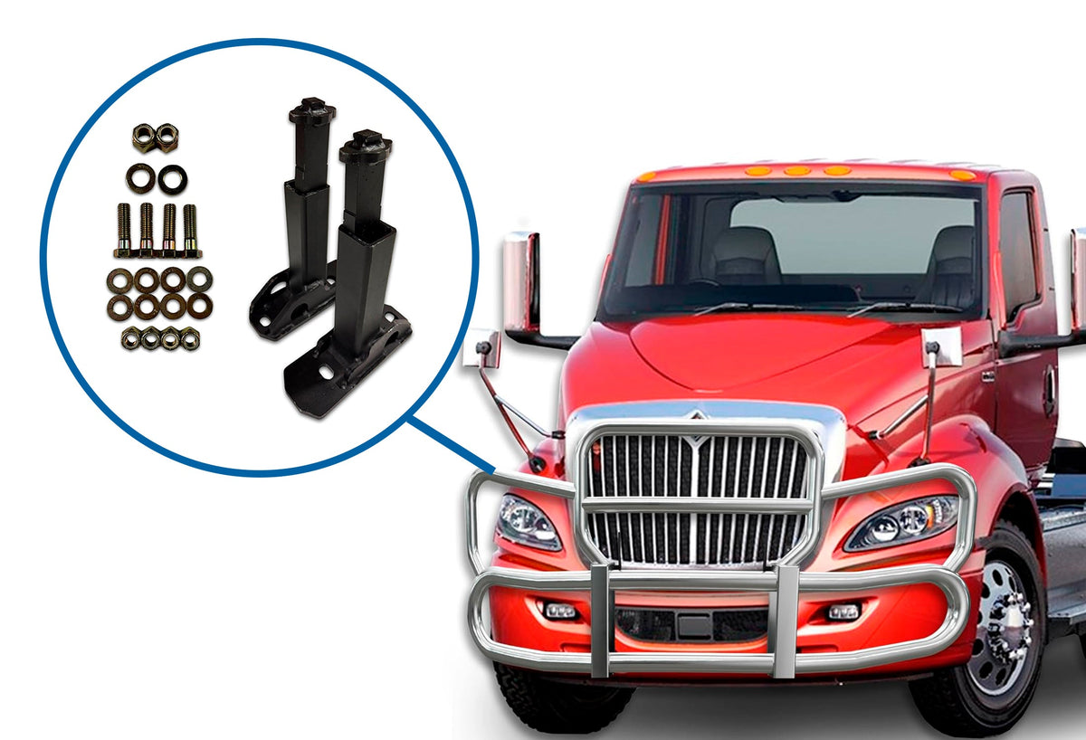 Mount Brackets Set for Herd GG-MTK-28 IN27 Front Bumper Deer Guard 2017-2024 International RH