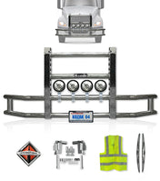 Front Grille Guard Chrome International LT625 Prostar