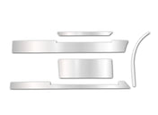 Front Panel Stripes Chrome Trim Set for Passenger Side (5R, 6R, 7R, 8R, 9R)  2004-2017 Volvo VNL