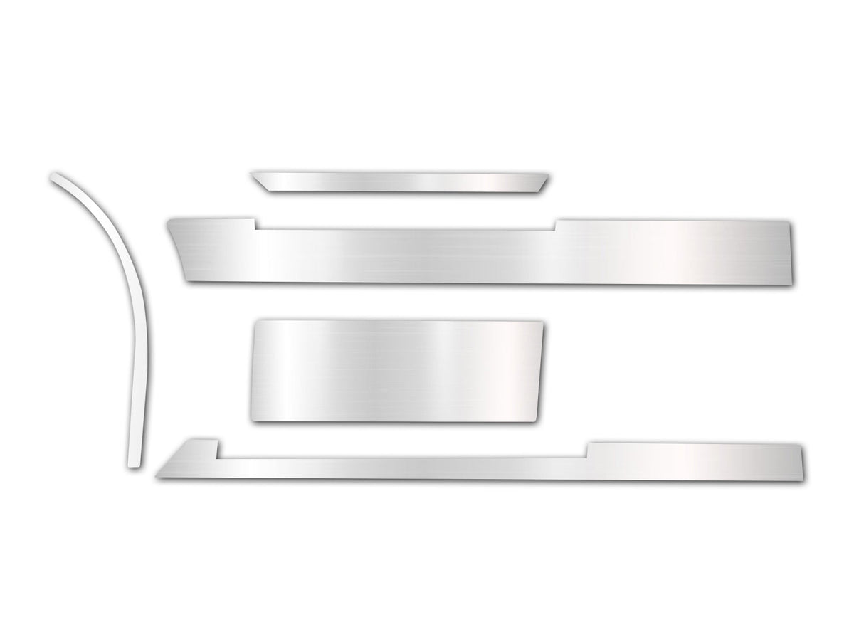 Front Panel Stripes Chrome Trim Set for Driver Side (5L, 6L, 7L, 8L, 9L)  2004-2017 Volvo VNL
