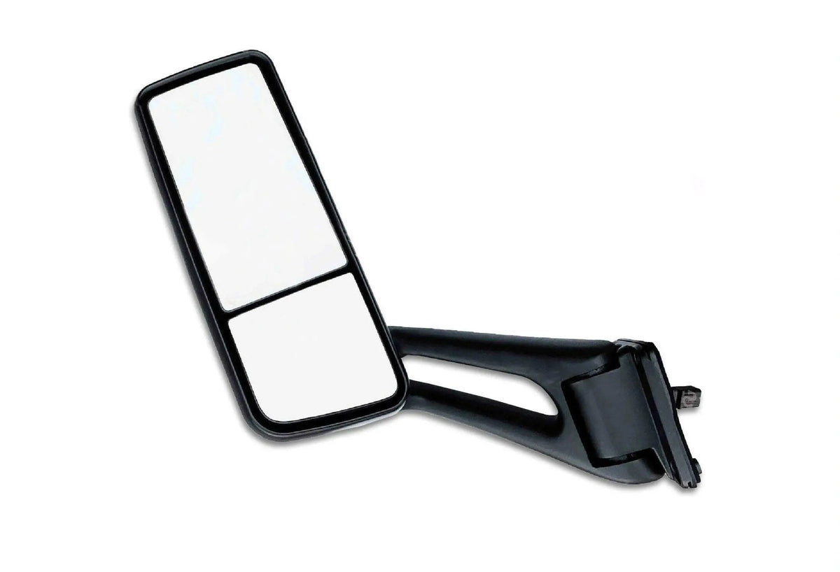 Kozak Black Replacement Door Mirror with Arm Left [Driver] Side Compatible With Peterbilt 579 Semi Trucks PLUS Logo, Kozak Vest and 2x22 inch Windshield wipers