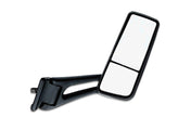 Kozak Black Replacement Door Mirror with Arm Right [Passenger] Side Compatible With Peterbilt 579 Semi Trucks PLUS Logo, Kozak Vest and 2x22 inch Windshield wipers