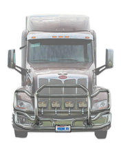Front Grille Bumper Guard Large Chrome 2013-2021 Peterbilt 579