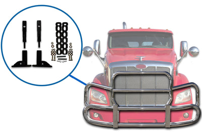 Mount Brackets Set for Herd GG-MTK-25 PK22 Front Bumper Deer Guard 2011-2017 Peterbilt 587