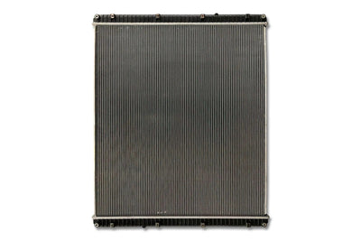 KOZAK Radiator (3s0581790002) for Freightliner Columbia, Century 2008-2011, Cascadia 2008-2013 & Argosy 2008 PLUS Logo, Wipers, License Plate Frame, 2x Trailer Tail Lights and Vest