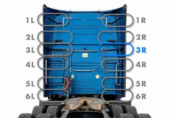Lower Cab Fairing Bracket 3R Right 2018-2024 Volvo VNL