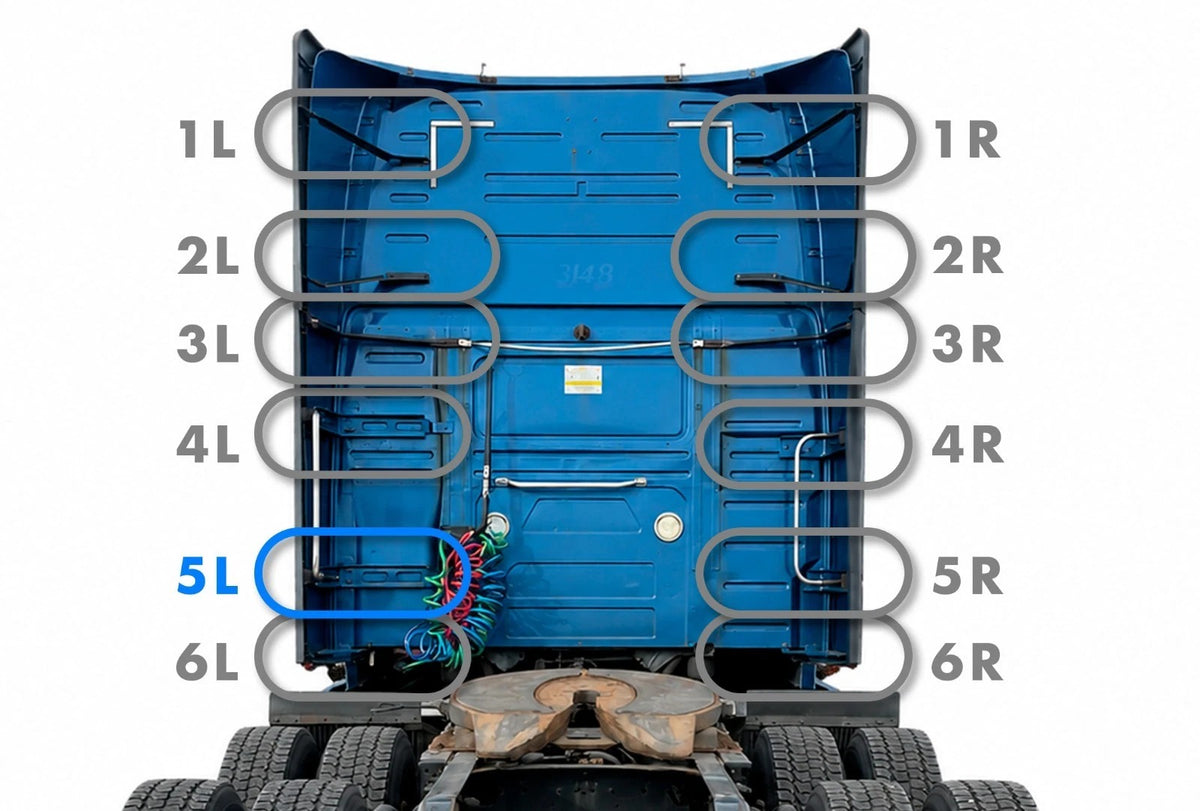 Lower Cab Fairing Bracket 5L Left 2018-2024 Volvo VNL