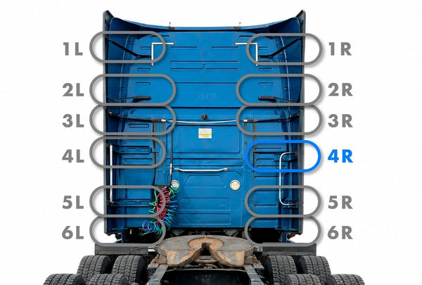 Lower Cab Fairing Bracket 4R Right 2018-2024 Volvo VNL