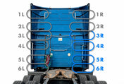 Lower Cab Fairing Brackets Full Set Right Side 2018-24 Volvo VNL