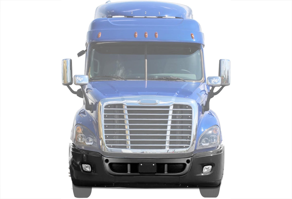 Bumper Set with Fog Light Holes 6 Pcs 2008-2017 Freightliner Cascadia 125 113