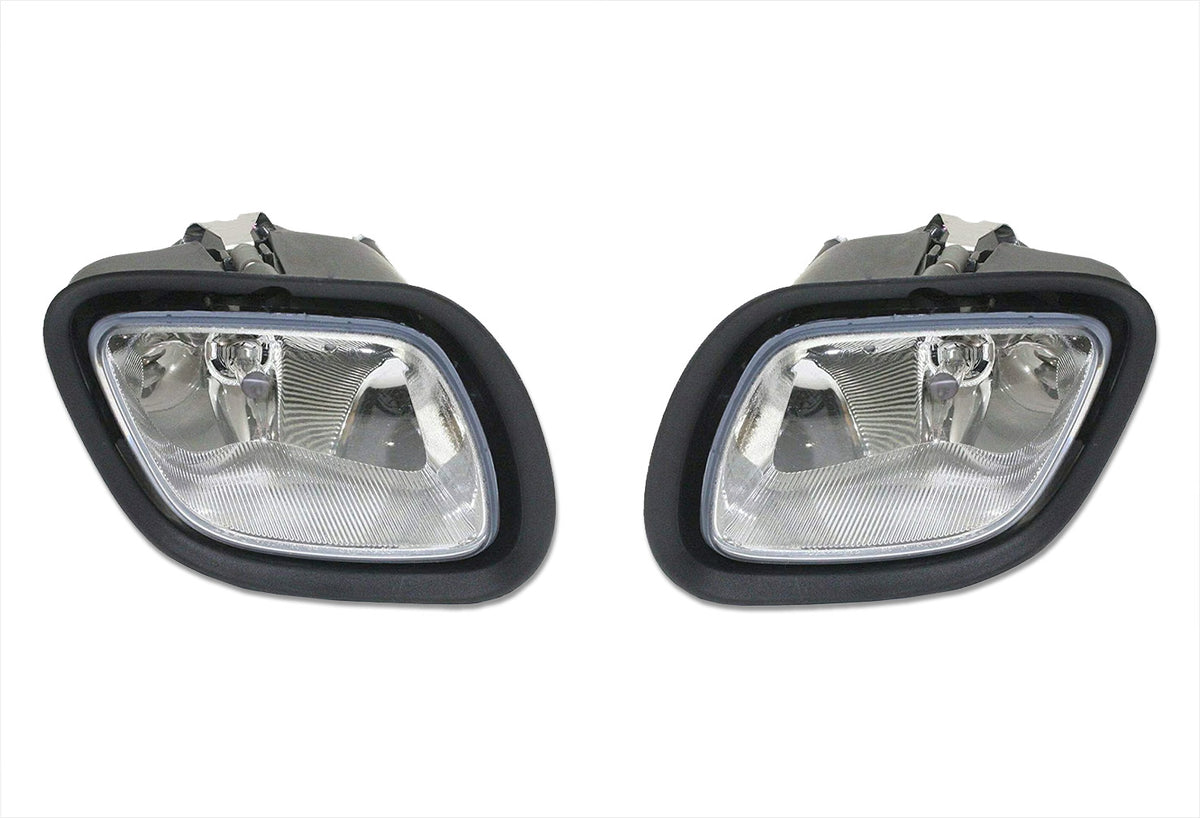 Bumper Set with Fog Light Holes 6 Pcs Includes 2 Pcs Fog Light 2008-2017 Freightliner Cascadia 125 113