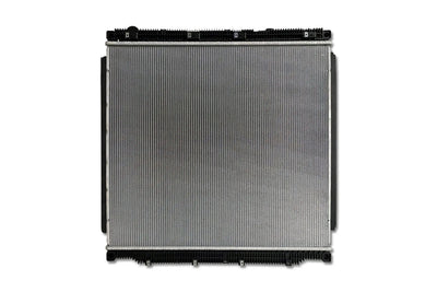 KOZAK Replacement Radiator (TXE1003849D) for Freightliner Cascadia 2017 & Newer, WITHOUT Frame PLUS Freightliner Logo, 2x22" Windshield Wipers, License Plate Frame, 2x Trailer Tail Lights and Vest
