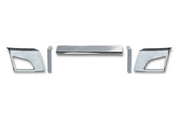 Bumper Set W/ Fog Holes Chrome Trim & Air Flow Deflector 2018+ Volvo VNL VNR