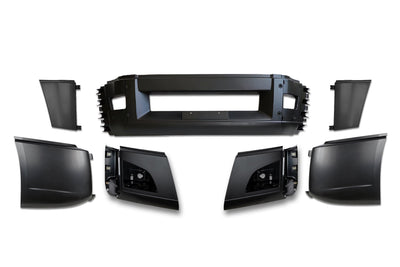 Bumper Plastic With Fog Holes With Brackets Set 2018+ Volvo VNL VNR