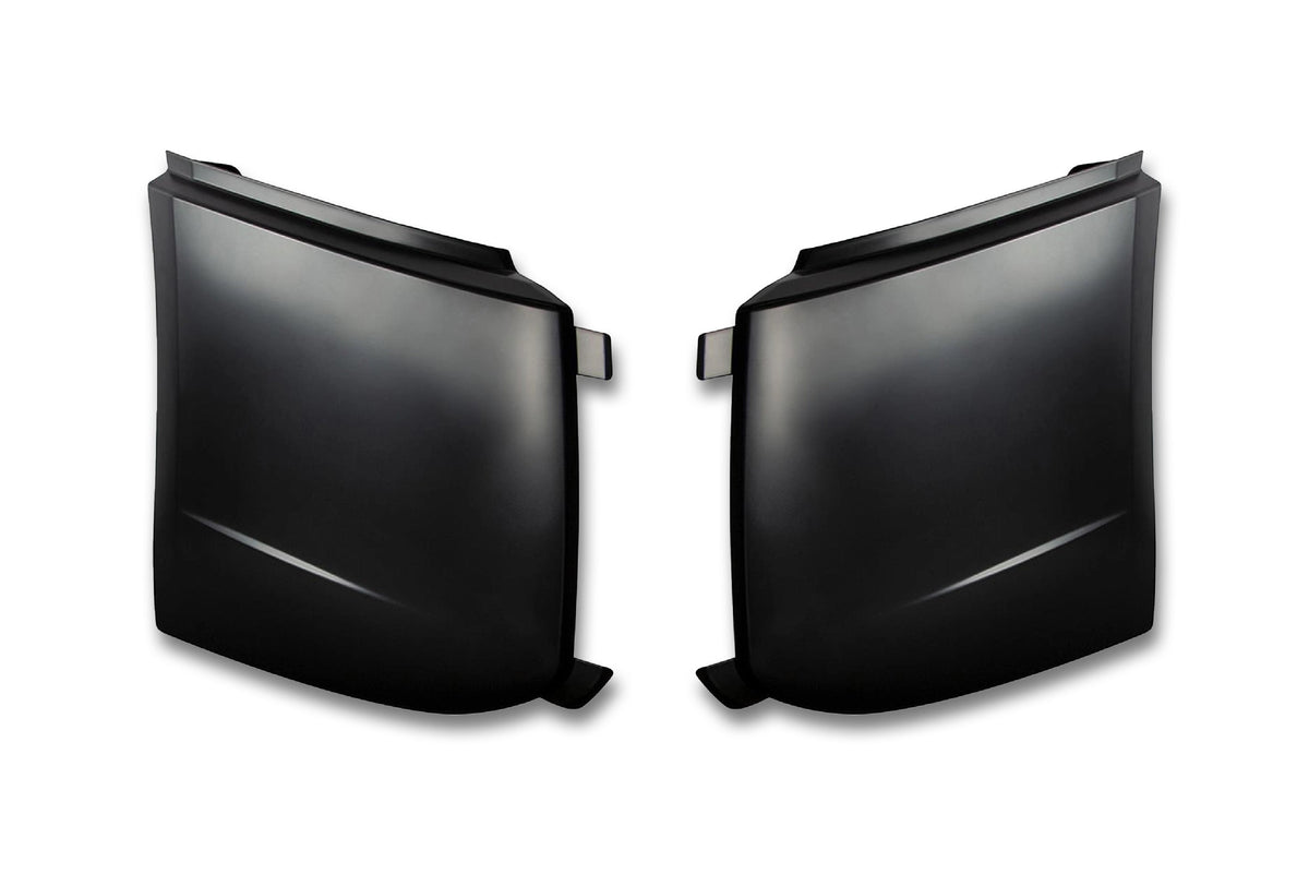 Bumper Set W/ Fog Holes Chrome Trim & Air Flow Deflector 2018+ Volvo VNL VNR
