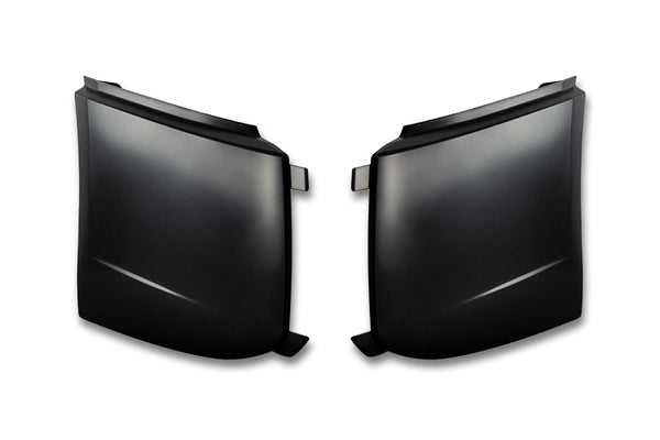 Bumper Set W/ Fog Holes Chrome Trim & Air Flow Deflector 2018+ Volvo VNL VNR