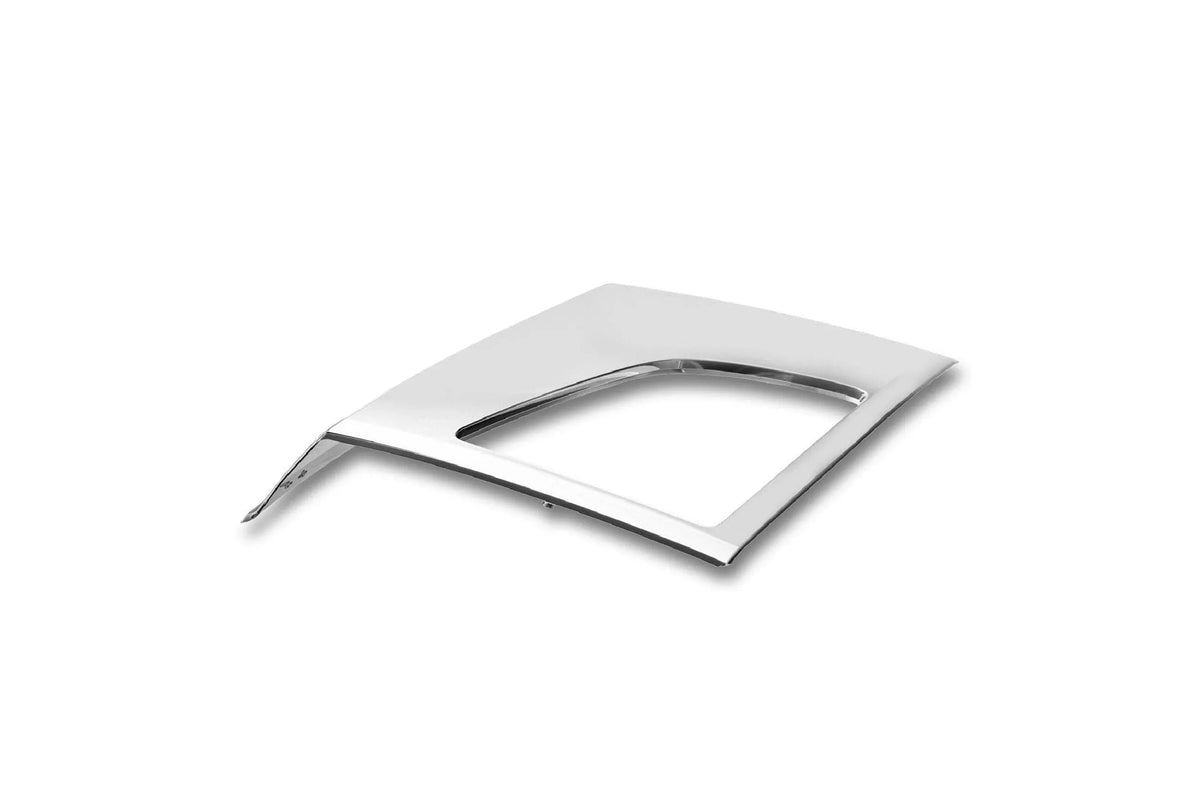 KOZAK compatible with Volvo VNL 2018+ Bumper Corners Chrome Trim w/Fog Light Holes Left Driver Side